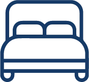 villa bedrooms icon